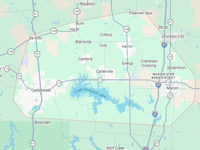 Service Area Map