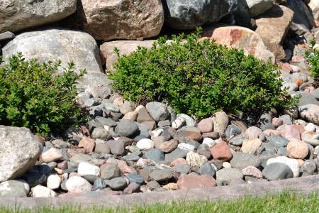 Landscape Rock Installation